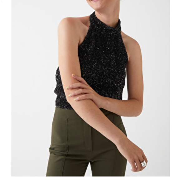 Sequin halter neck top - Picture 4 of 4